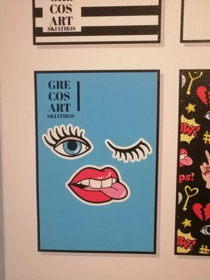 Grecos Art Skiathos Exteriör bild